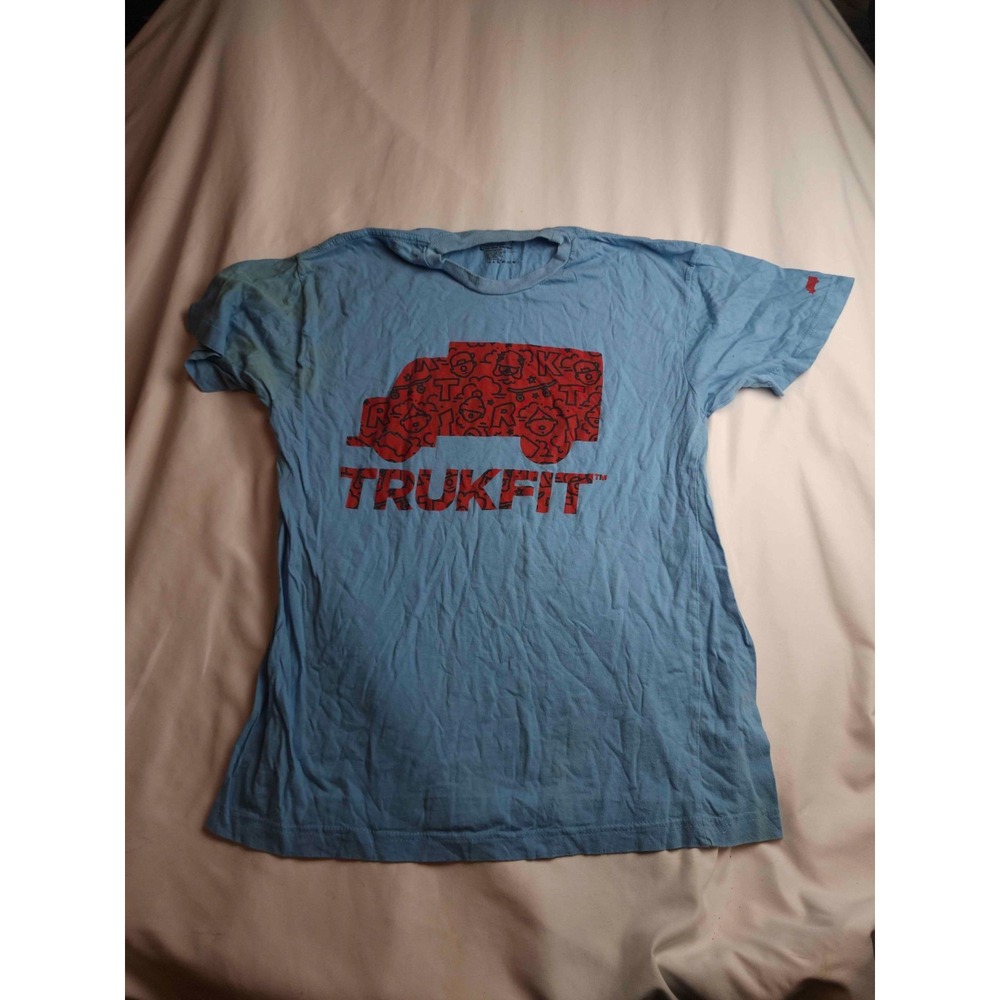 Vintage Y2K Trukfit Lil Wayne T-Shirt Mens Large Blue Skater Streetwear Gorpcore